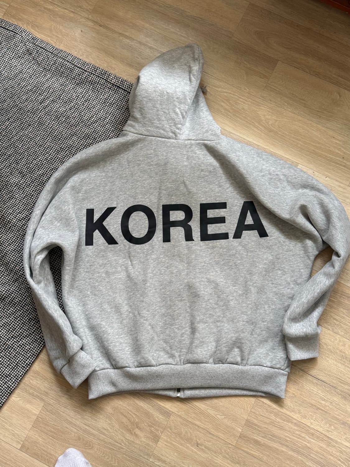 이지 YEEZY 후드집업 HD-10 그레이 한국 한정판 2사이즈 상품이미지2