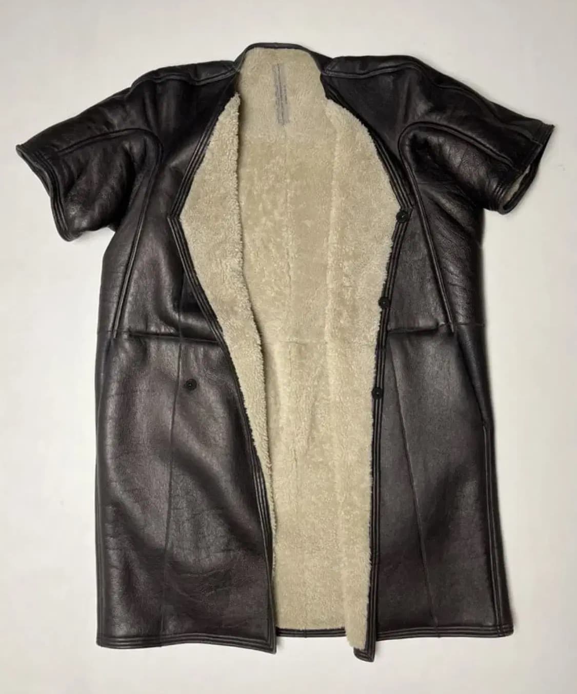 릭 오웬스 SPHINX F/W 15 코트(시어링-램스킨)해외발송 상품이미지6