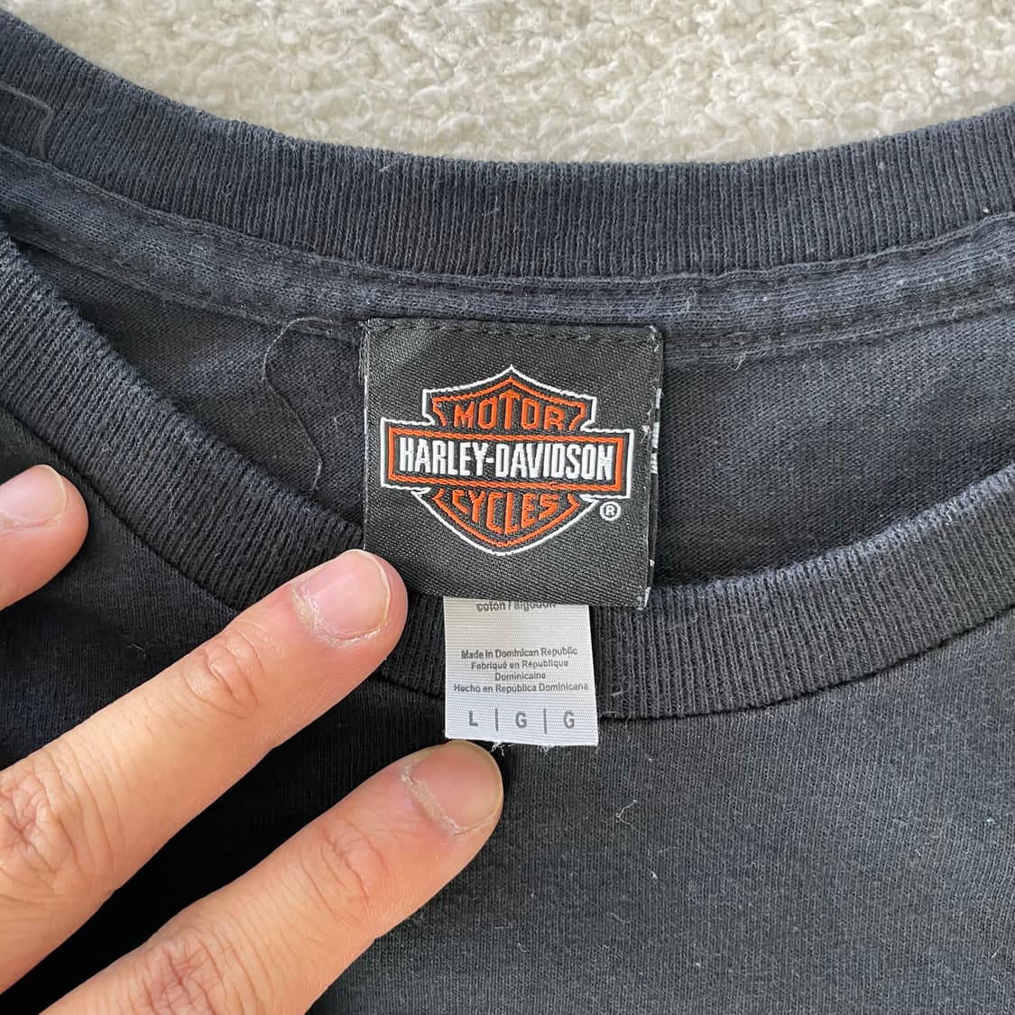 할리데이비슨 올란도 할로윈라이더 프린팅 티셔츠 상품이미지5