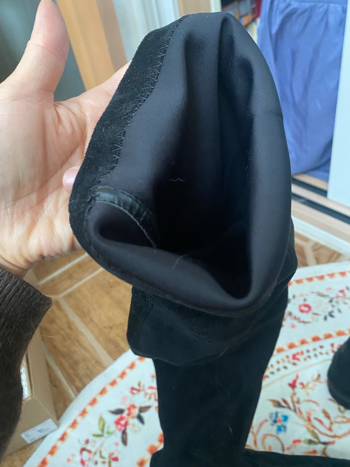 SHOEMARU 스웨이드 롱 부츠 250mm 상품이미지7