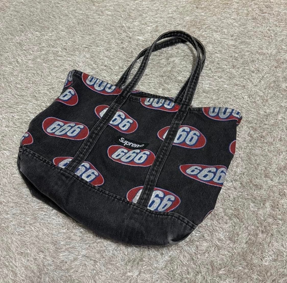 [리오브전포점] 슈프림 666 데님 토트 백 상품이미지3