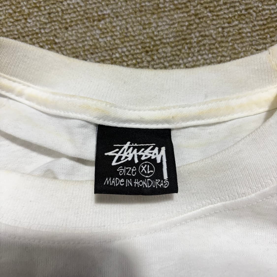 스투시 GUAM 화이트 긴팔 티셔츠(XL) 상품이미지4