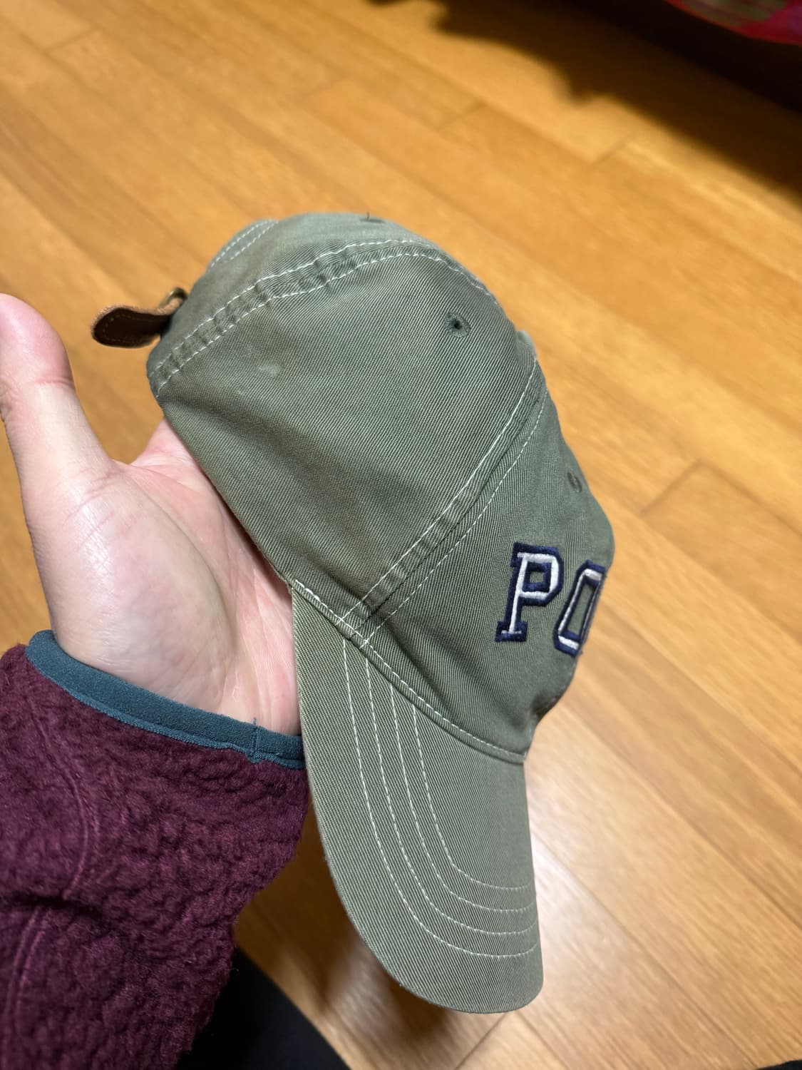 폴로스포츠 빈티지볼캡 카키 상품이미지4