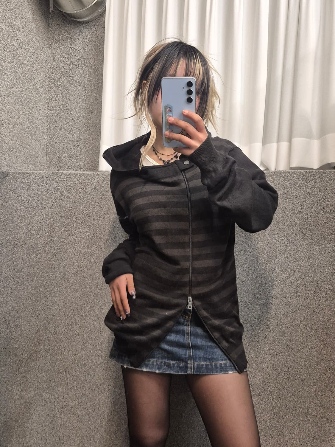 ARMANI EXCHANGE STRIPE HOODIE ZIPUP  상품이미지1