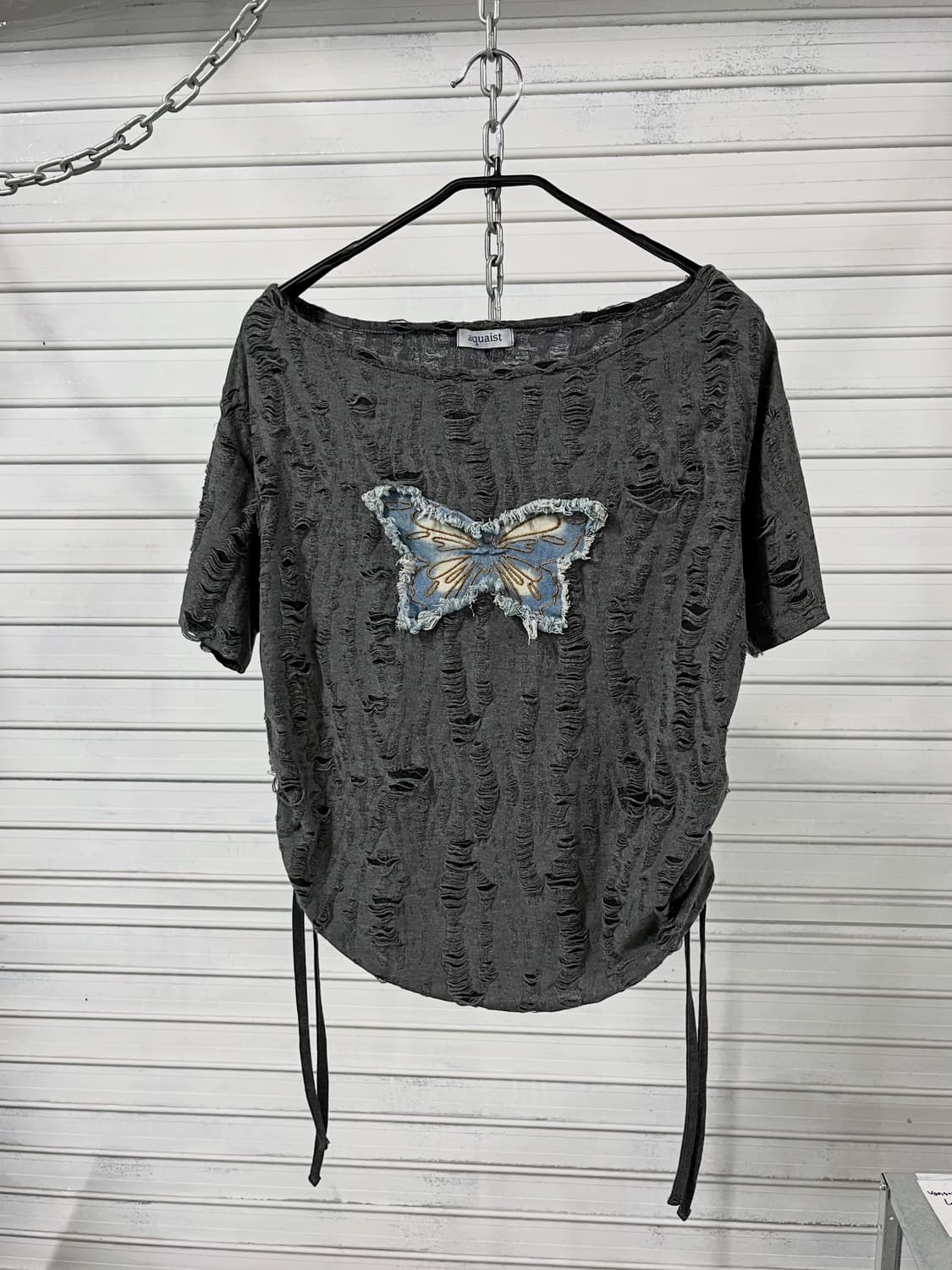 quaist distressed 🦋top 상품이미지1