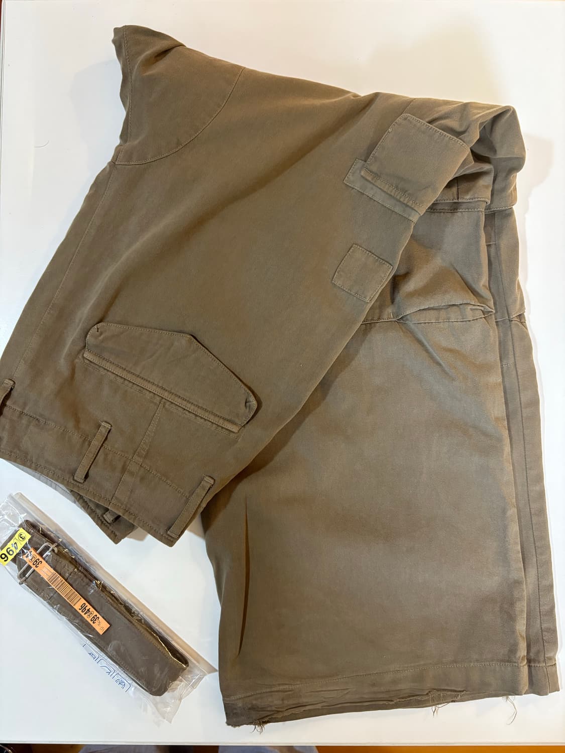 3) 폴리테루 벨티드 카고 베이지 상품이미지1