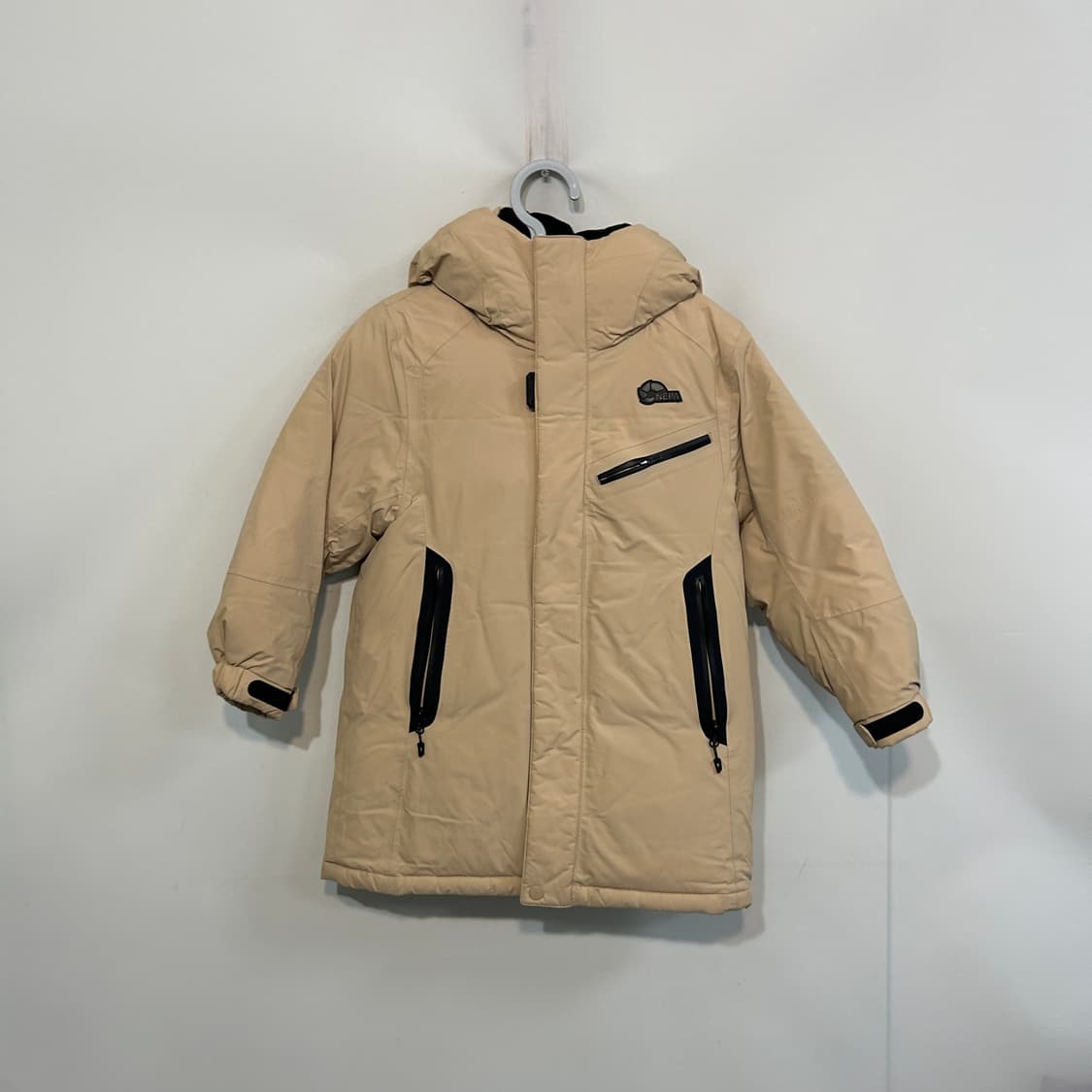 네파 키즈 구스다운 패딩 120 한겨울 베이지 상품이미지1