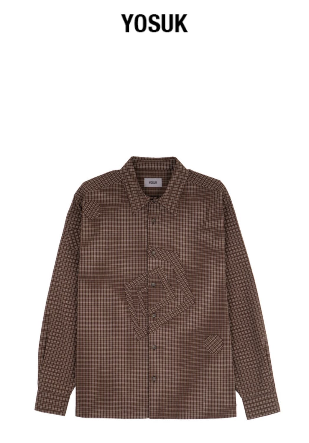 YOSUK Vertigo shirts (brown) [3] 상품이미지1