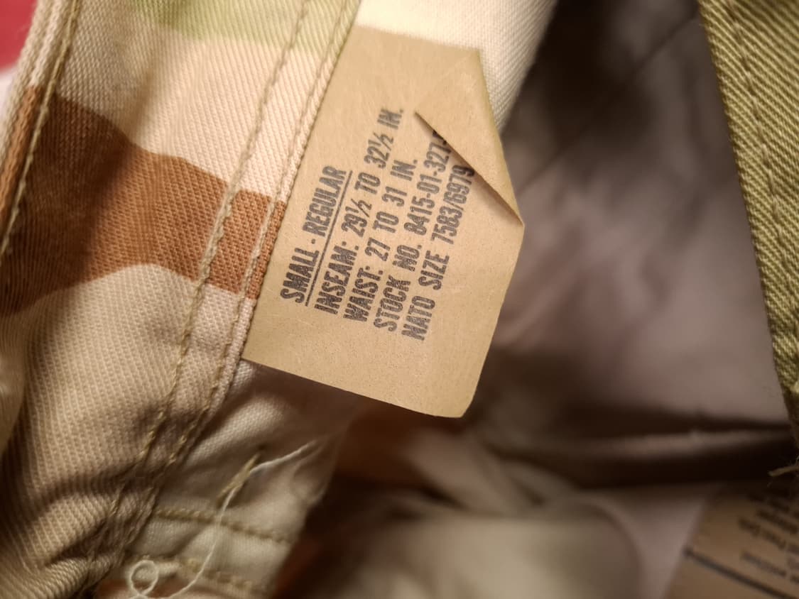 새제품 오리지날 90's 미군 DCU 사막삼색 헤비웨이트 BDU 팬츠 상품이미지3