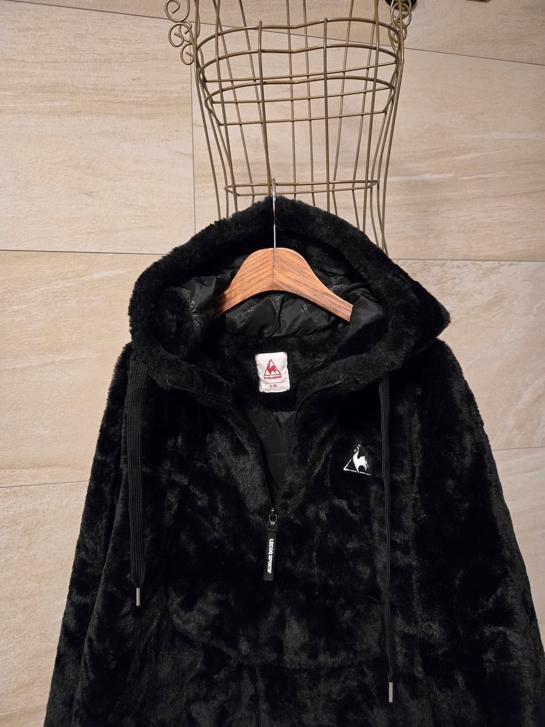 [85/s] 르꼬끄 밍크퍼 여성 방풍 아노락 자켓 상품이미지5