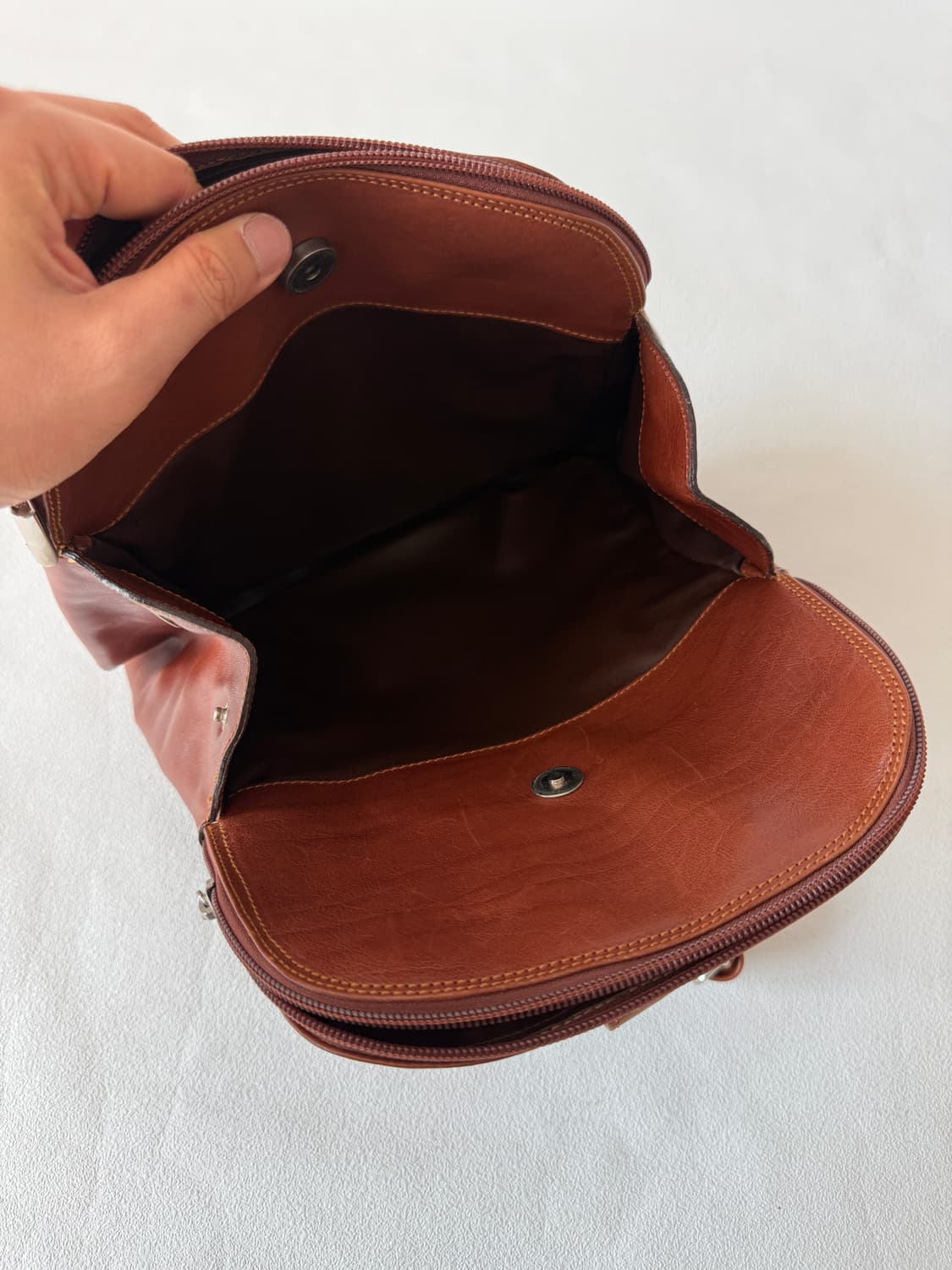 Cristian 레더 슬링백(ITALY) 상품이미지6