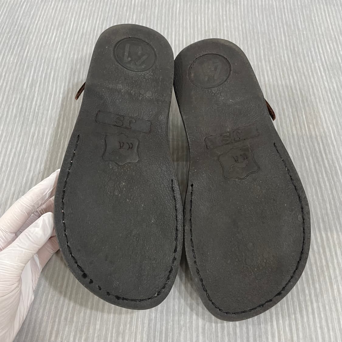 728) 예루살렘 샌들 스트랩 브라운 샌들 260mm 상품이미지5