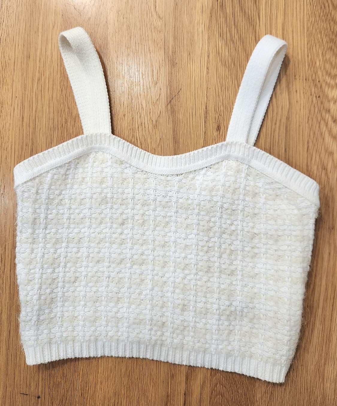 마쥬 트위드 니트 뷔스티에 상품이미지1