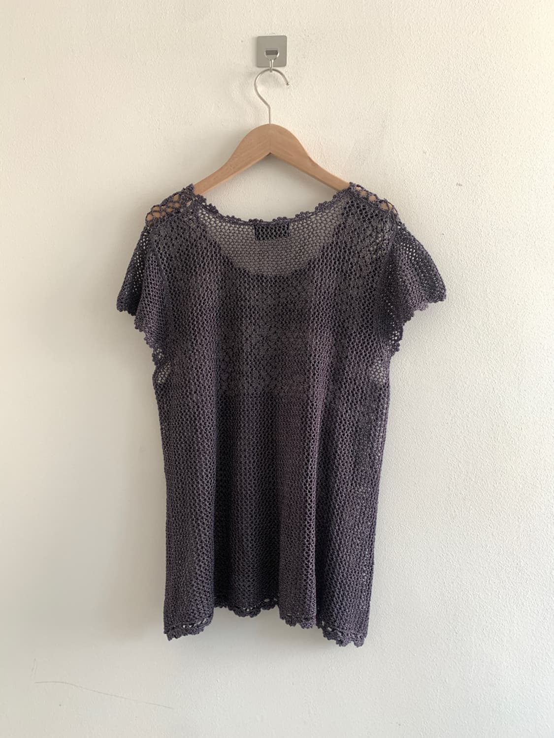 Summer punching knit(purple) 상품이미지5