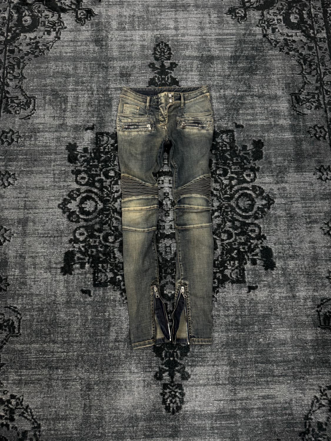 Balmain 16ss zipper slim biker pants 상품이미지2