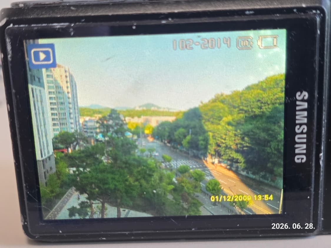 삼성 블루 WB550 빈티지 디지털카메라(하자) 상품이미지7