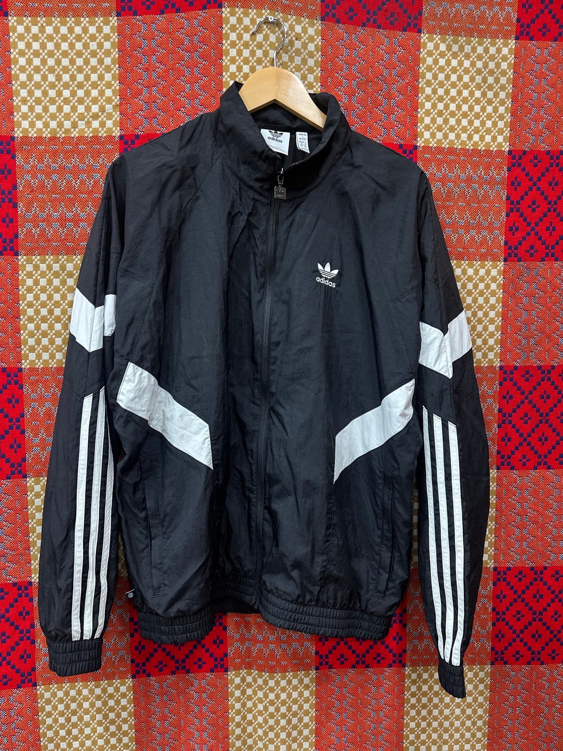 아디다스 블랙 바람막이 트랙 자켓 L 상품이미지1
