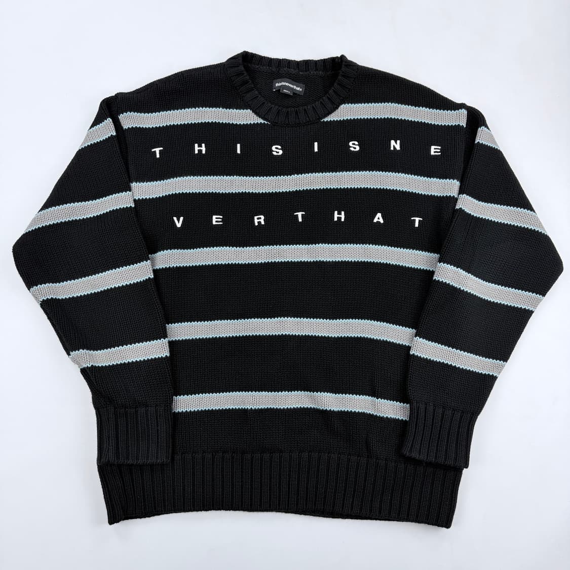 18ss 디스이즈네버댓 스트라이프 니트 상품이미지2