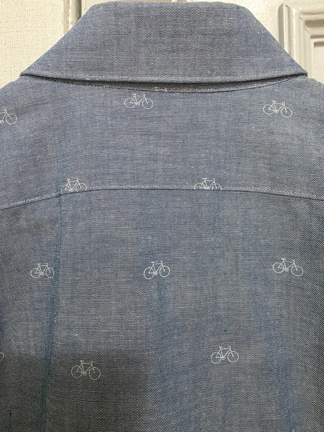 폴스미스 자전거 패턴 샴브레이 셔츠 95 상품이미지6