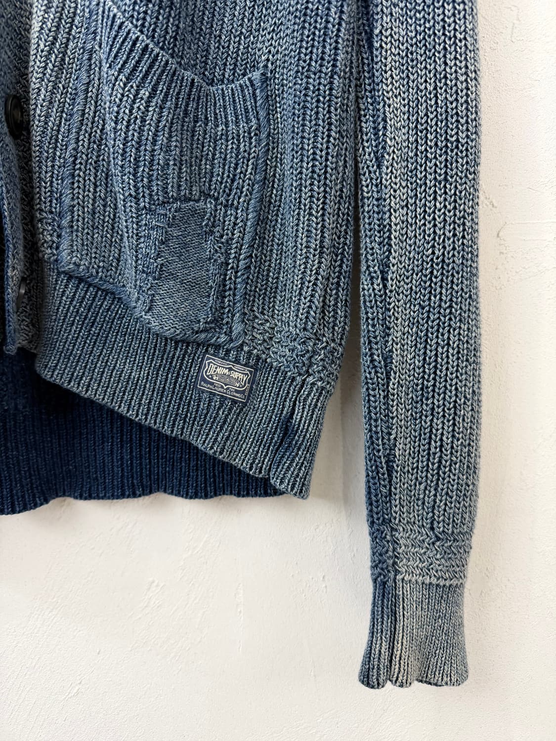 데님 앤 서플라이 랄프로렌 인디고 니트 자켓 상품이미지3