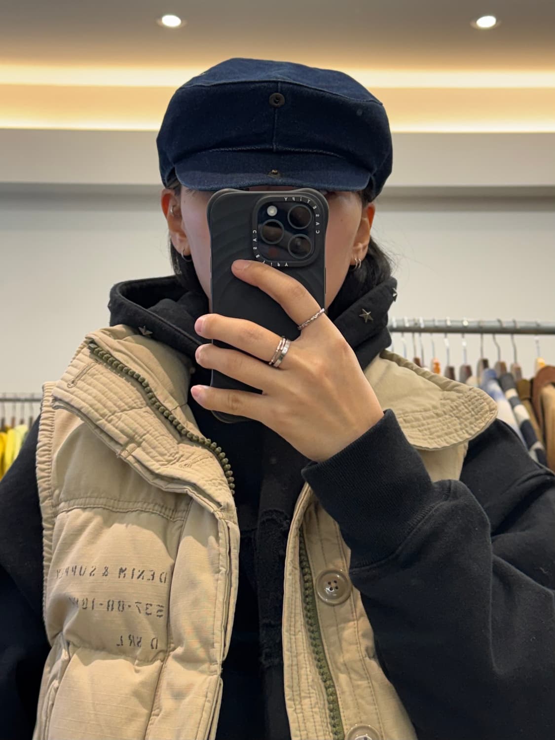 칼카니 데님 헌팅캡 상품이미지8