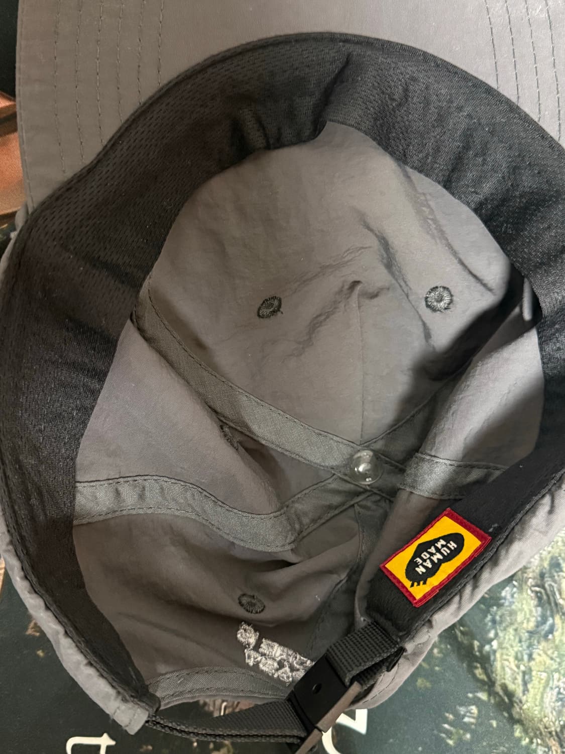 휴먼메이드 5패널 나일론 캡 그레이 상품이미지2