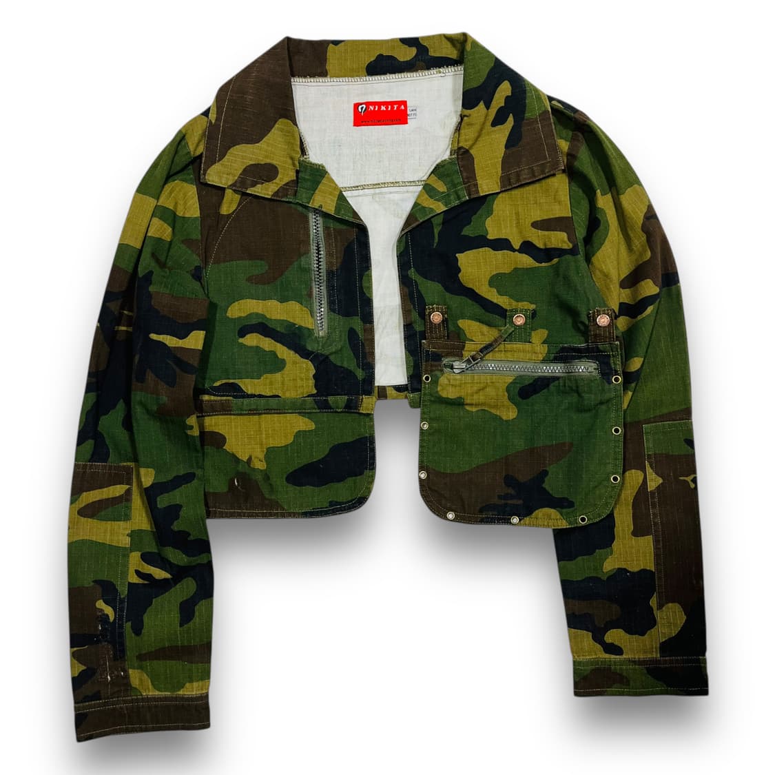 NIKITA Military y2k cropped jacket 상품이미지2