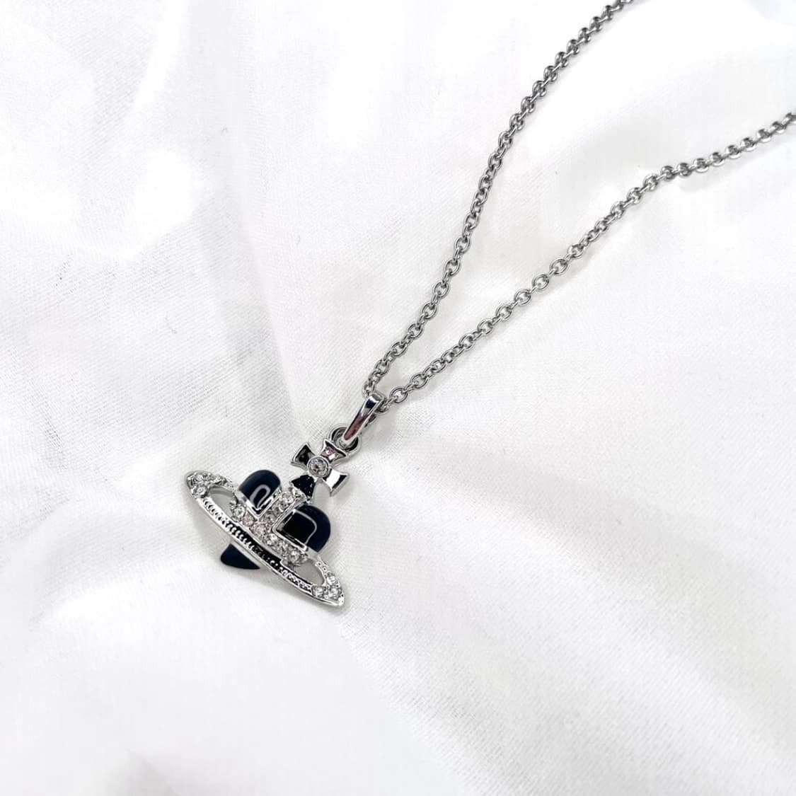 비비안웨스트우드 아카이브 블랙 디아망떼 팬던트 목걸이(새상품) 상품이미지1