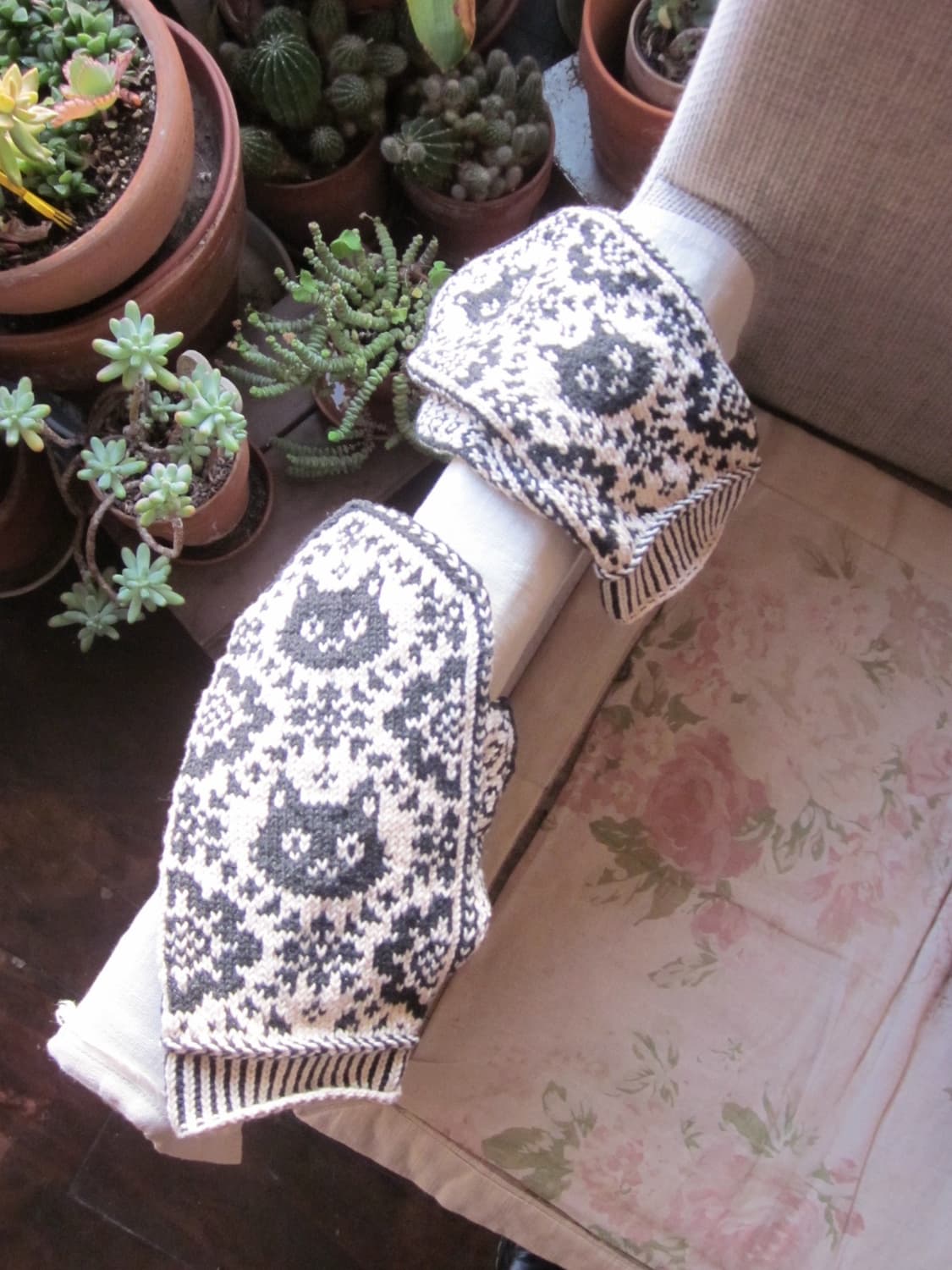 일본인 어머니 핸드메이드 네코짱장갑 상품이미지7