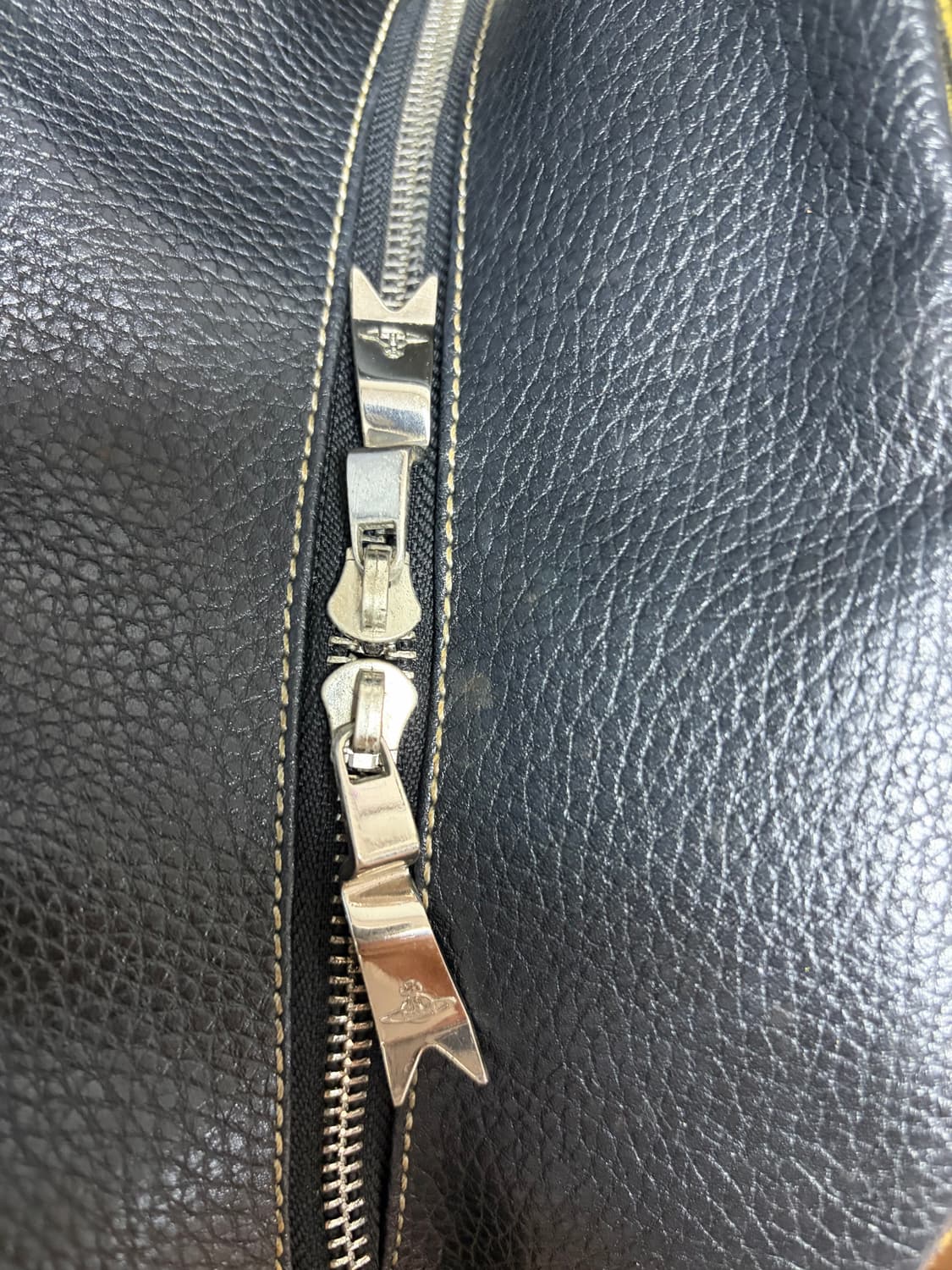 비비안 웨스트우드 체크 토트백 빈티지 상품이미지7