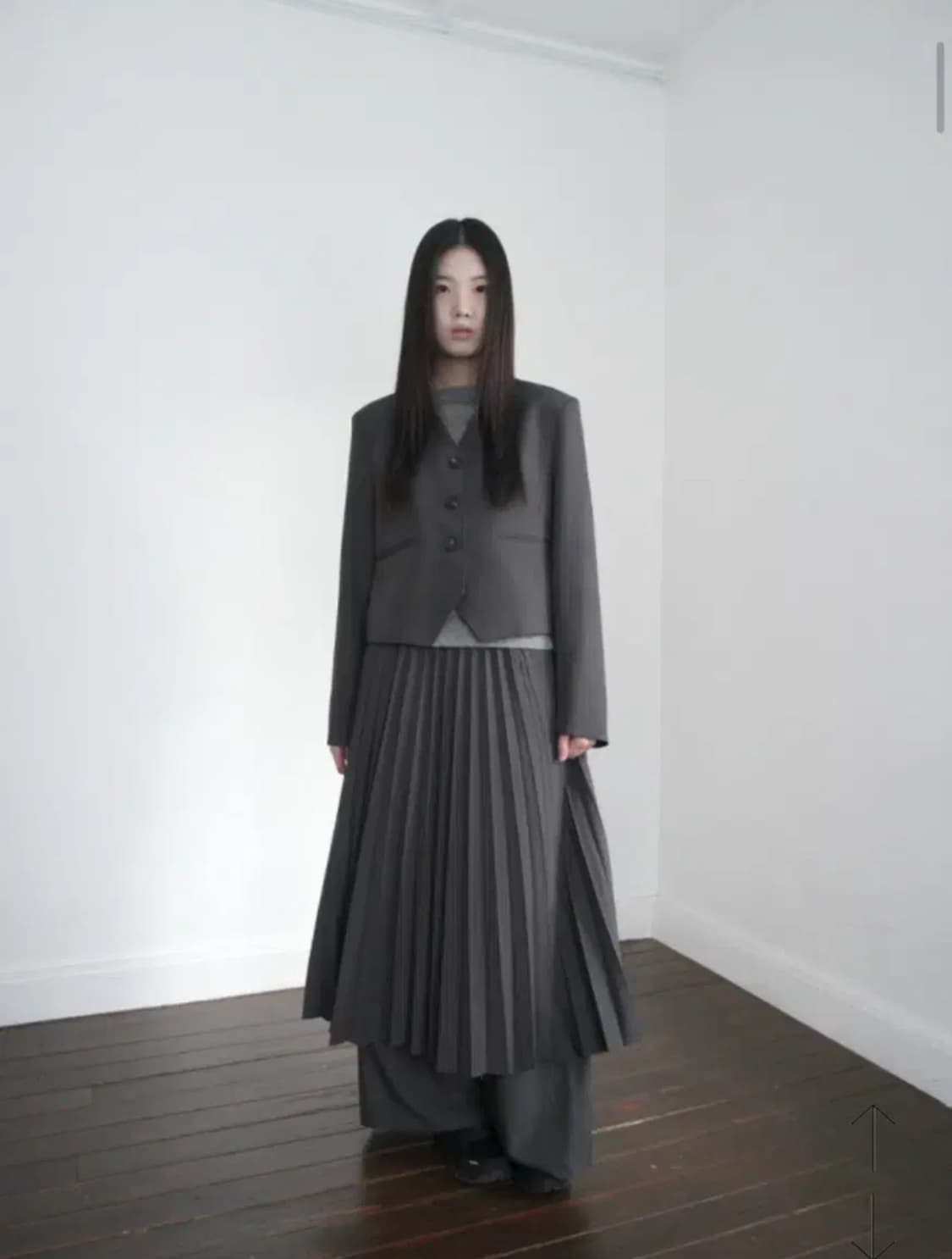 애프터먼데이 피노 플리츠 스커트 팬츠 M 상품이미지2