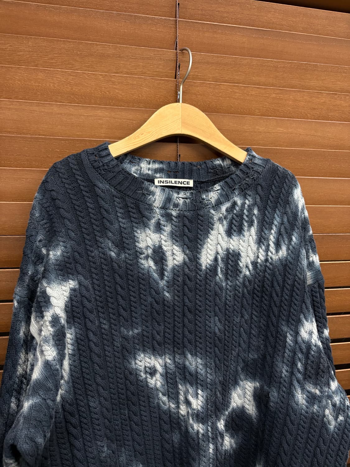 인사일런스 타이다이 케이블 니트 상품이미지5