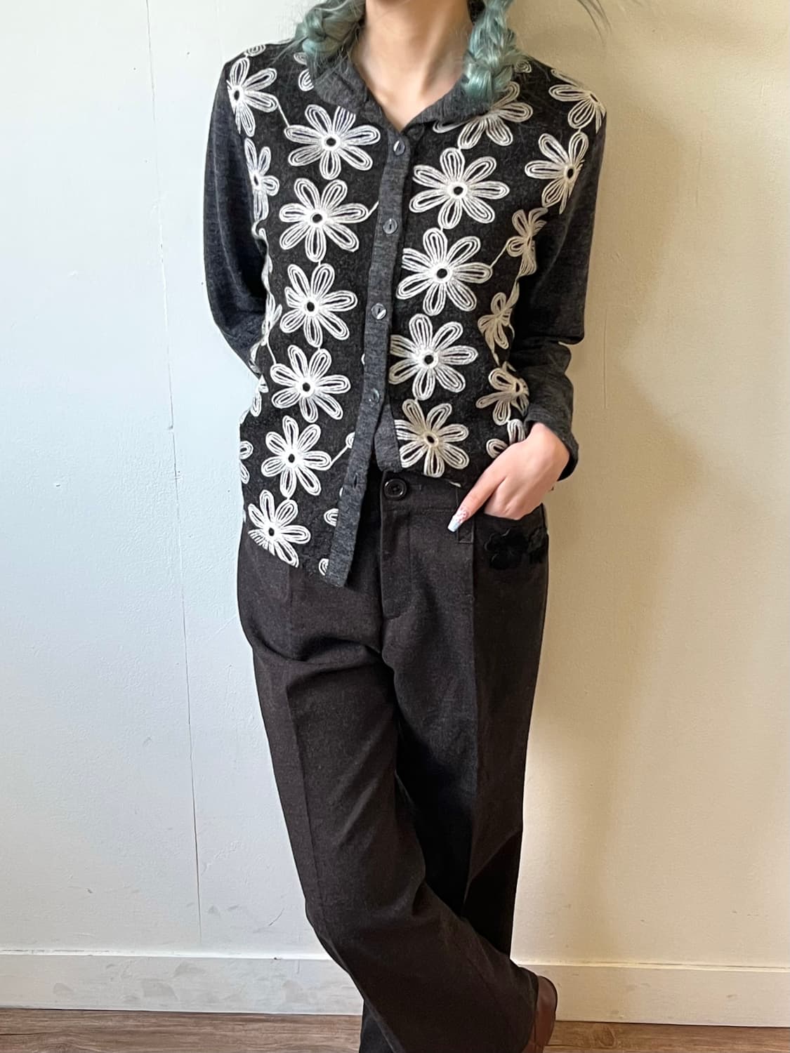 SONIA RYKIEL 플라워 슬랙스 상품이미지5