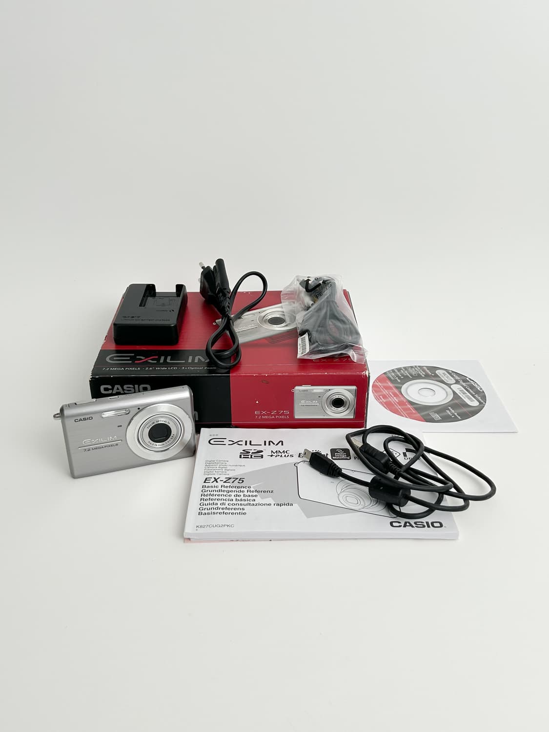 풀박스!) 카시오 엑슬림 z75 Exilim 빈티지 디카 상품이미지2