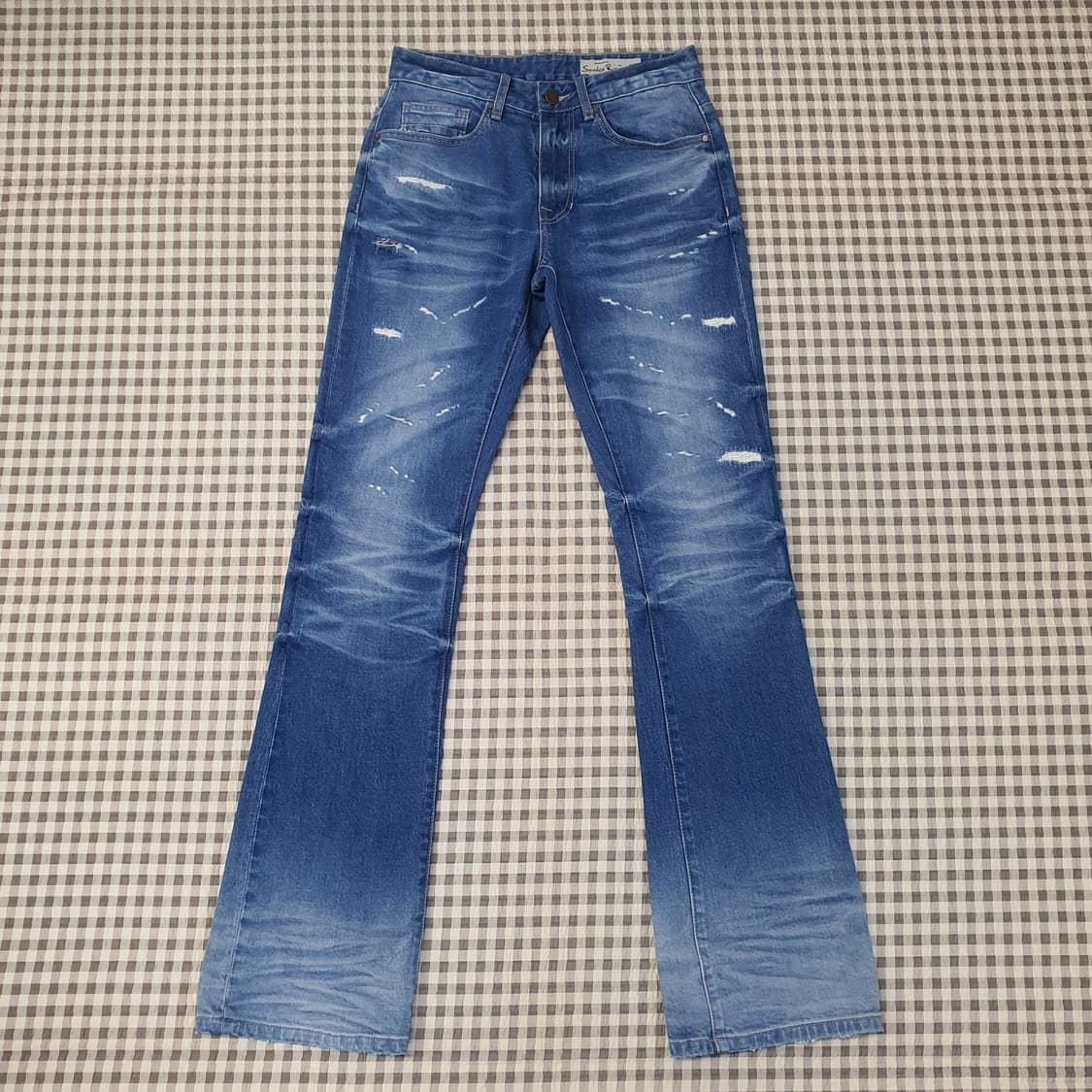 스모크라이즈 부츠컷 스판 청바지 남자30 상품이미지1