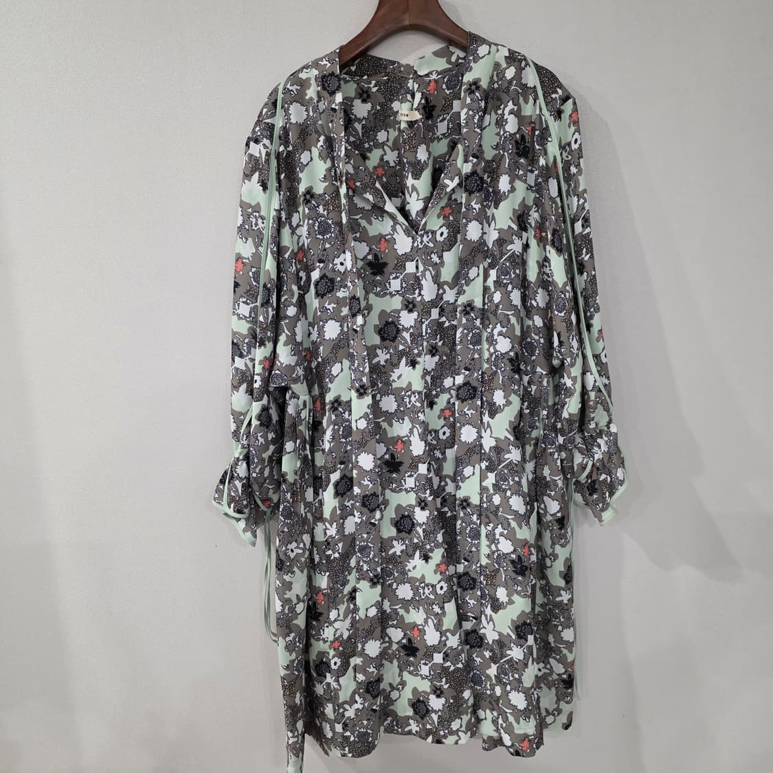 한섬 시스템 SYSTEM 플라워 패턴 롱 원피스 상품이미지1