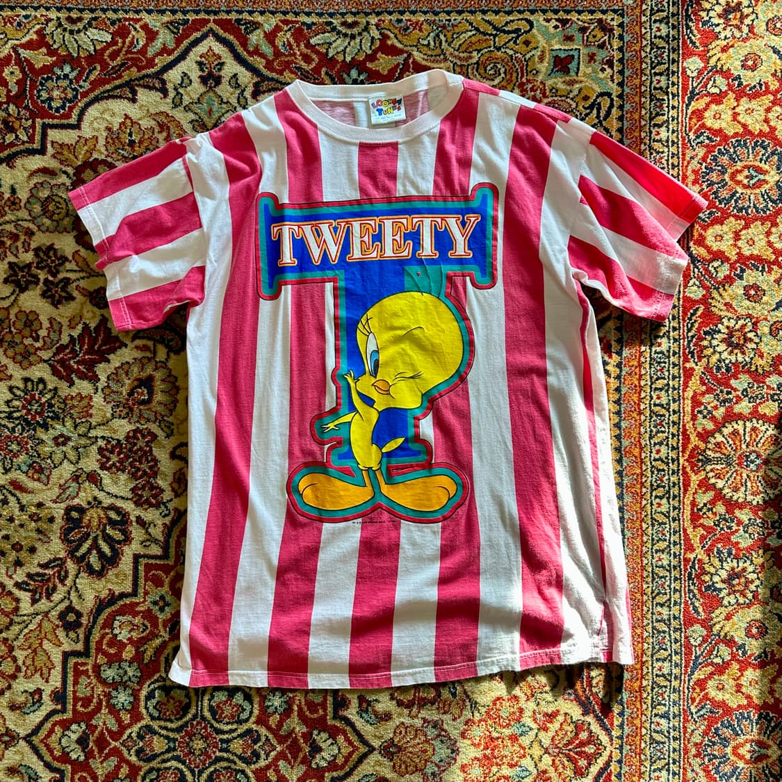 96s Tweety Pink Stripe “candy” - Onesize 상품이미지2