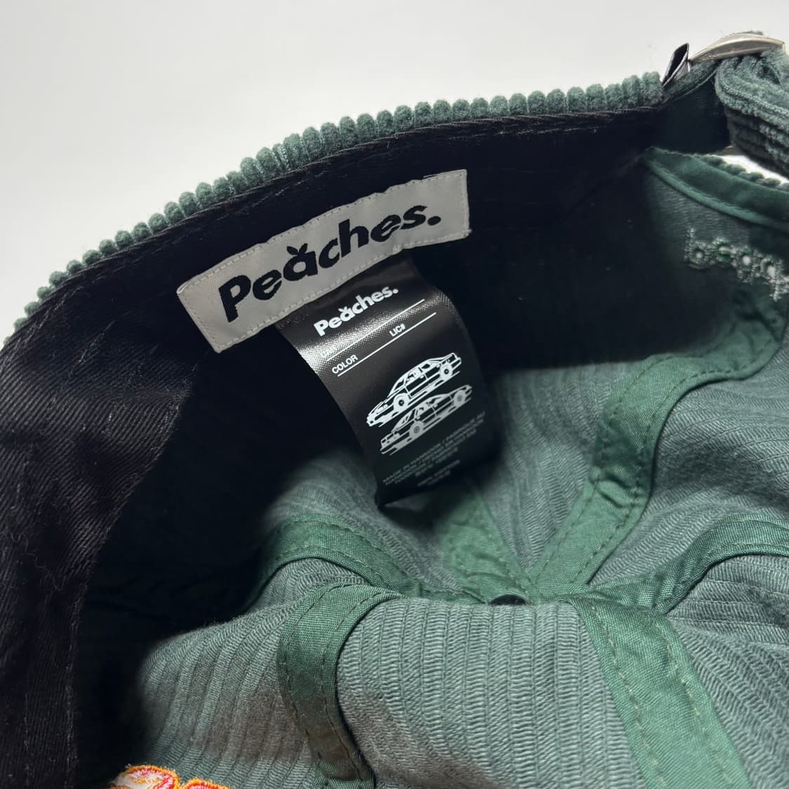 피치스 유니버스 코듀로이 캡 다크 그린 상품이미지4