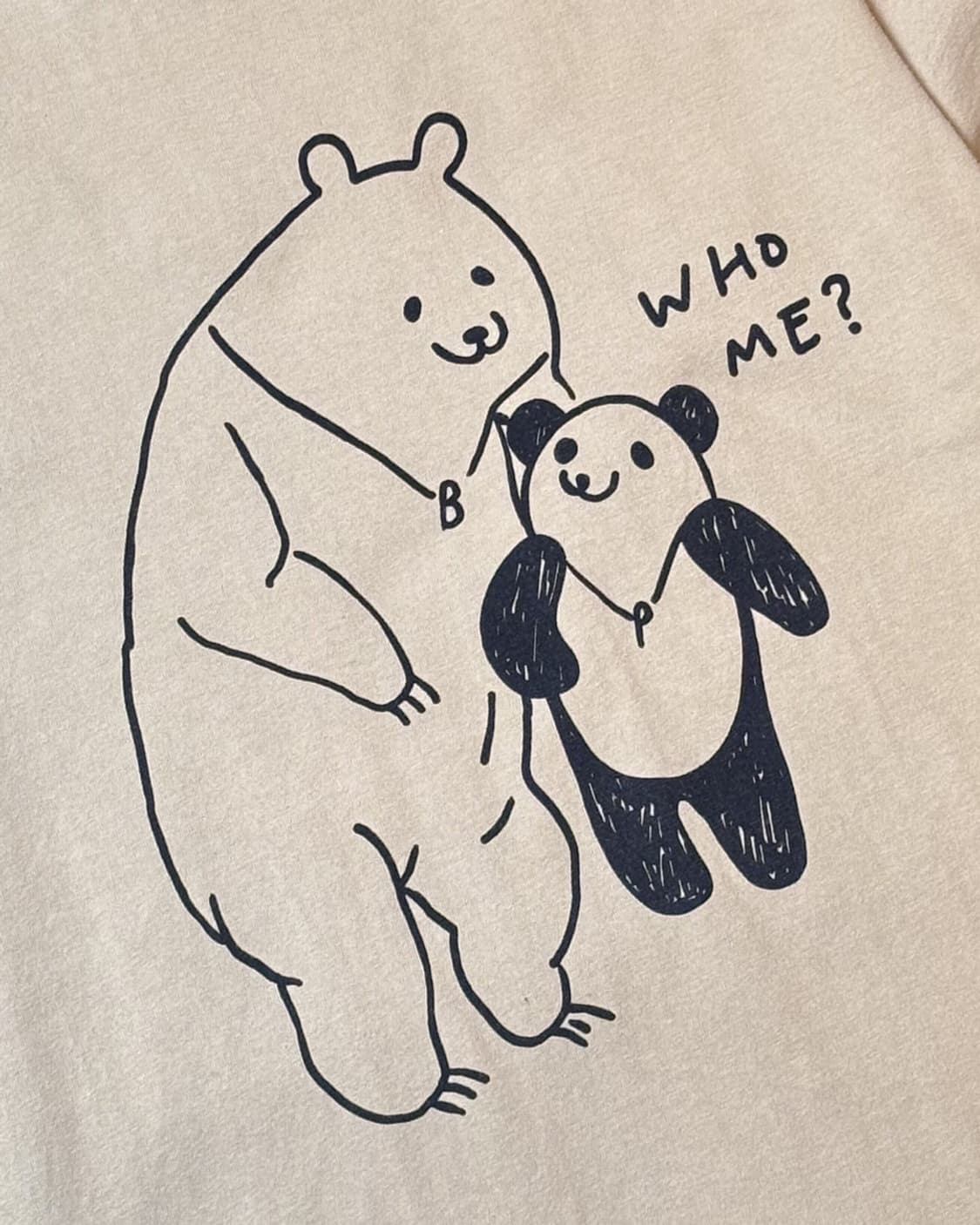 일본빈티지 베어 그래픽 티셔츠 상품이미지3