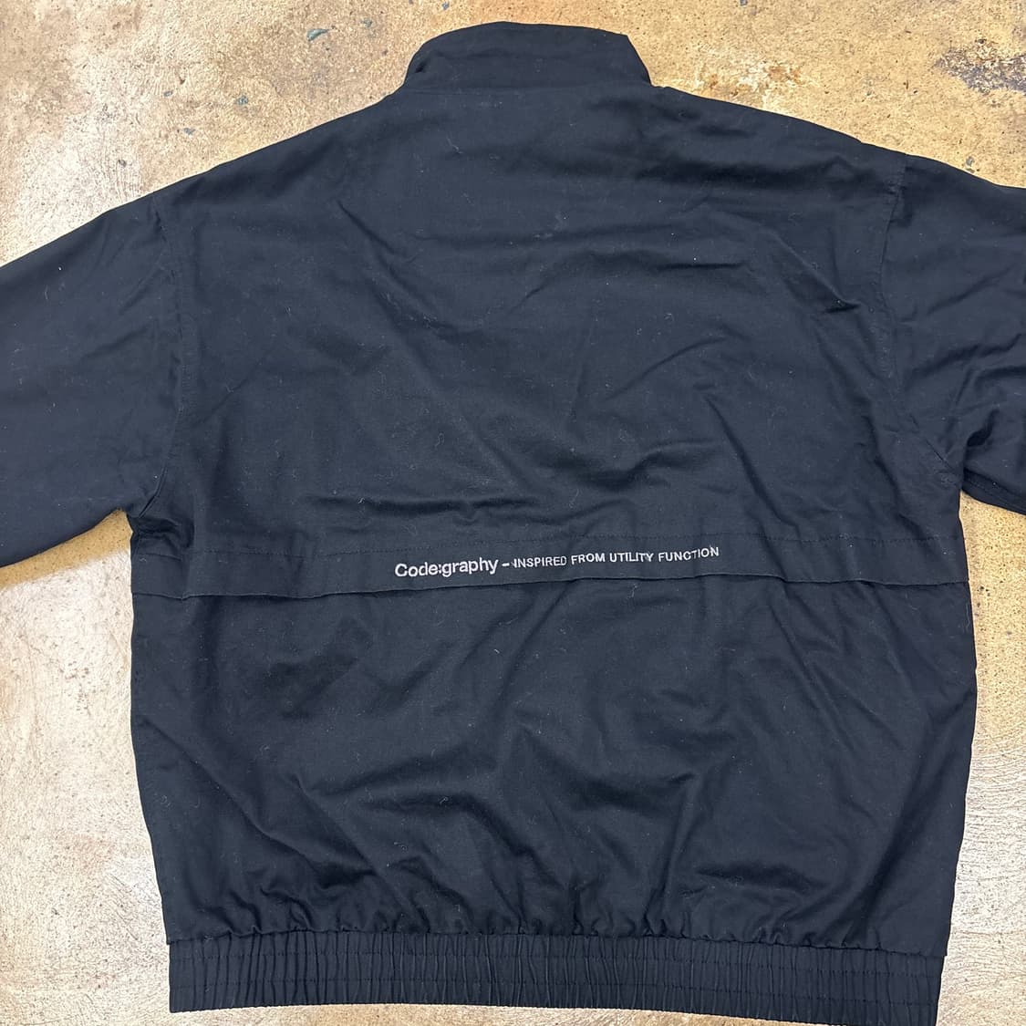 [정품/M] 코드그라피 유틸리티 자켓 블랙 b17 상품이미지4