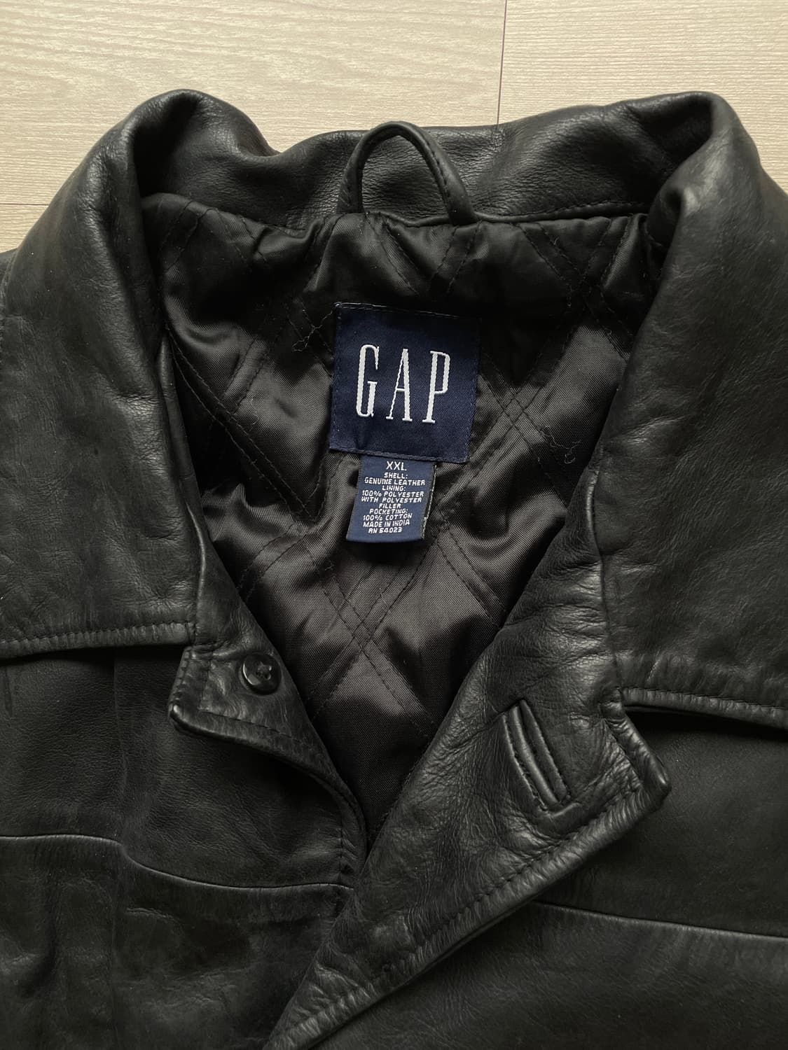 90s 올드갭 레더 카코트 gap carcoat 상품이미지3