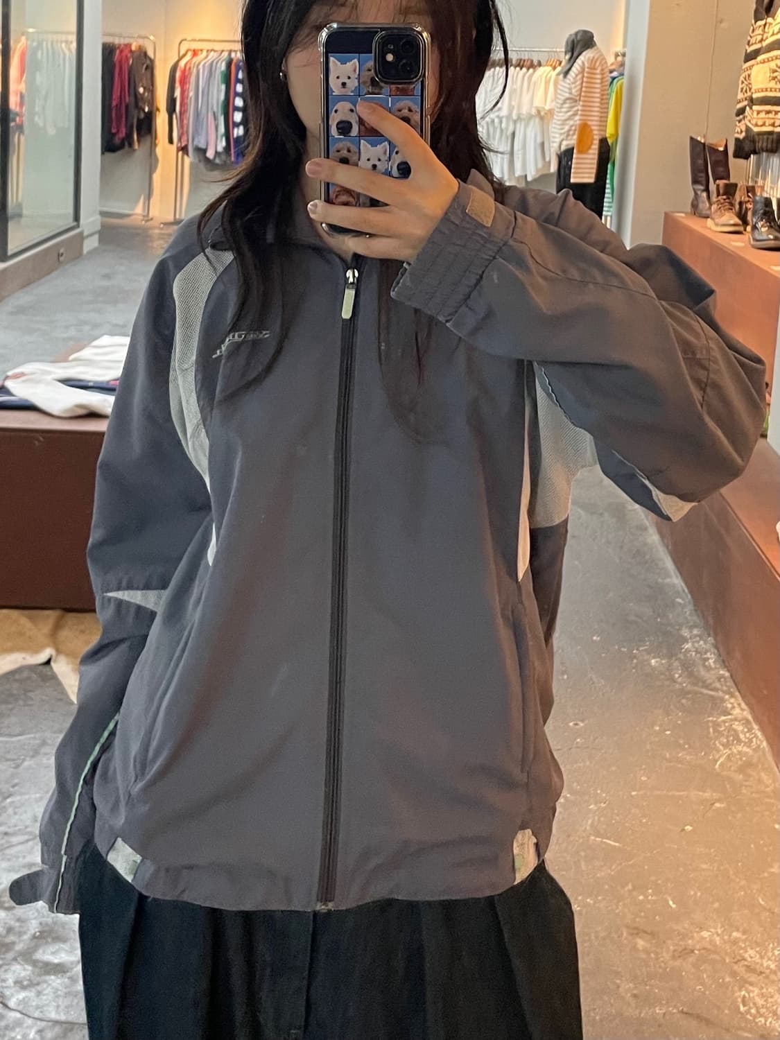 본더치 배색 바람막이 H118 상품이미지1
