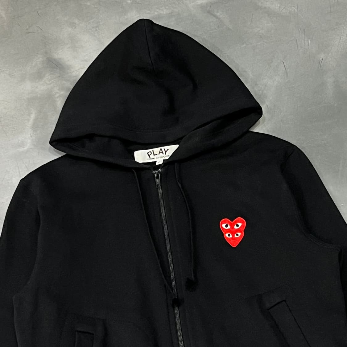  꼼데가르송 플레이 더블 하트 후드 집업 y15186 상품이미지3