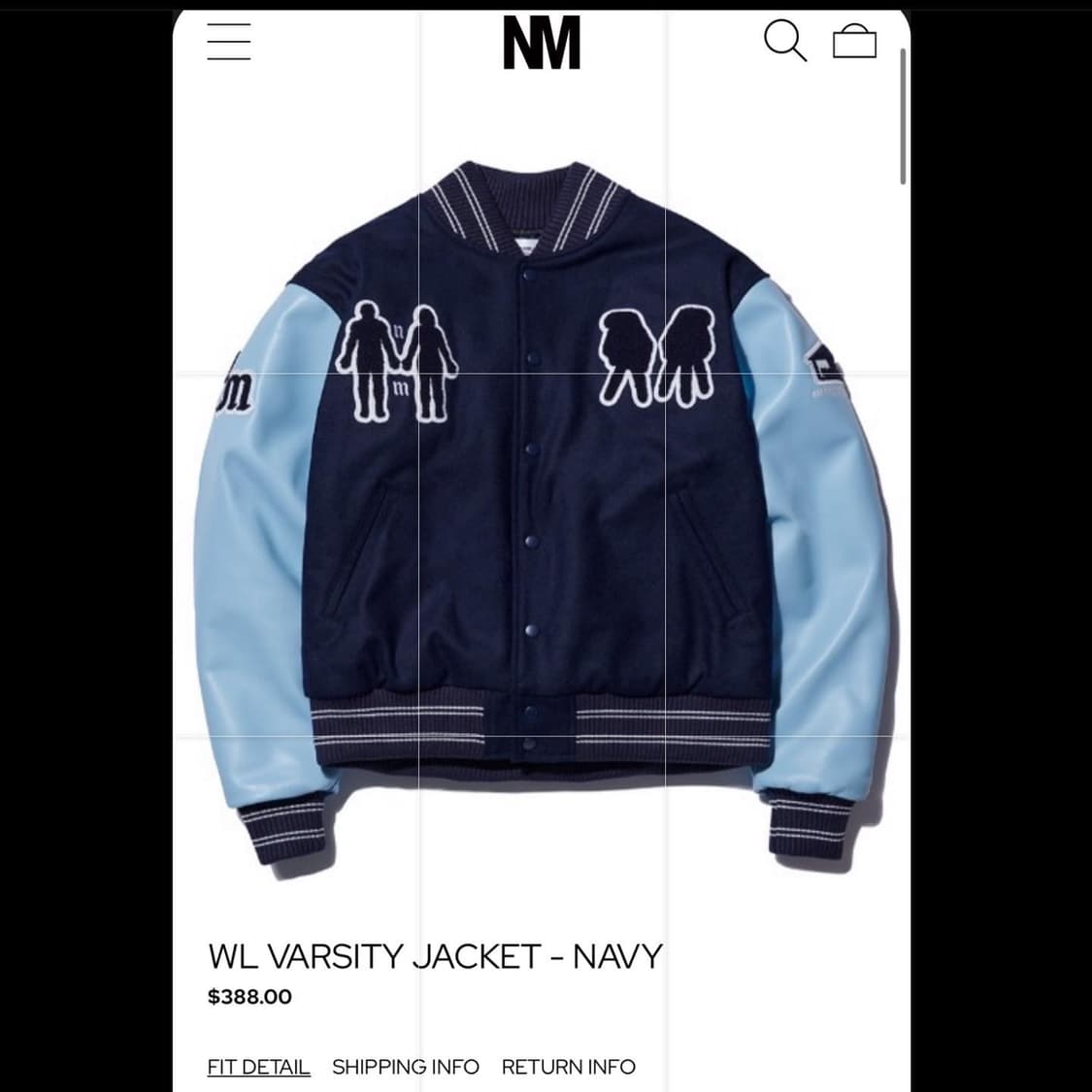 노매뉴얼 21fw wl네이비 울레더바시티자켓 상품이미지4