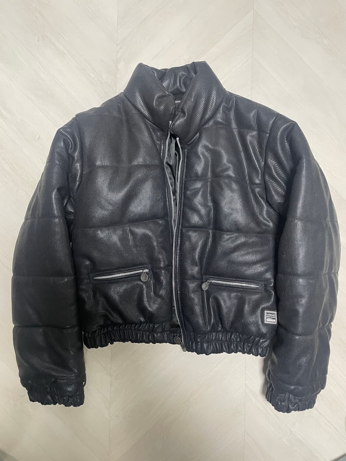 90s 베르사체 진스 꾸뛰르 빈티지 패딩 상품이미지1