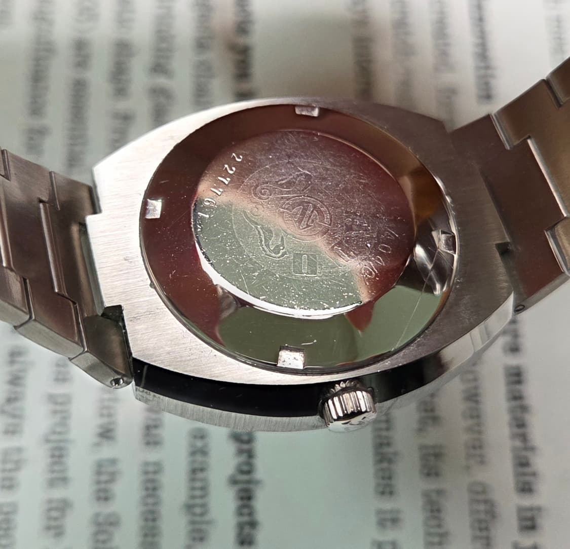 빈티지 라도 골든가젤 투톤레드(붉은말의해) 데이데이트 오토매틱 브레이슬릿 상품이미지8