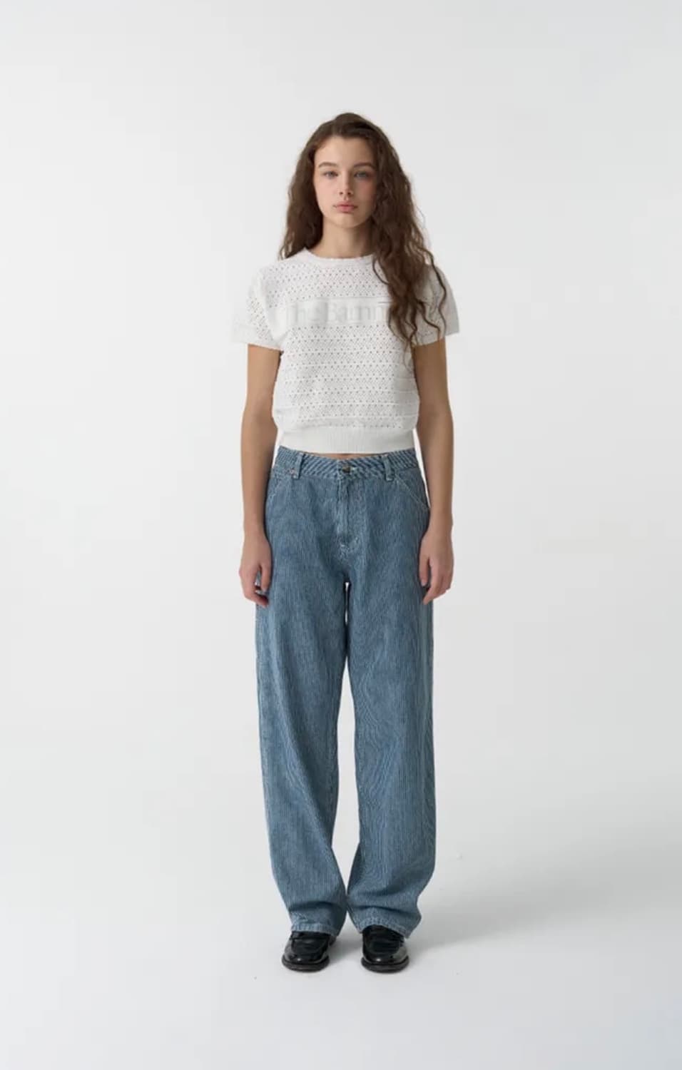 Hickory Striped Carpenter Denim Pants 상품이미지1