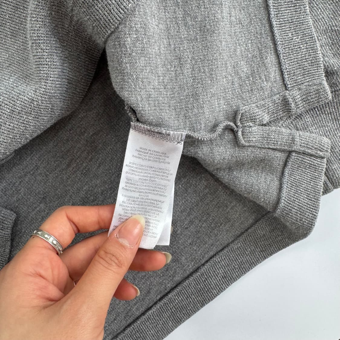 Polo 폴로 멀티포니 그레이 하이넥 반집업 니트 상품이미지6