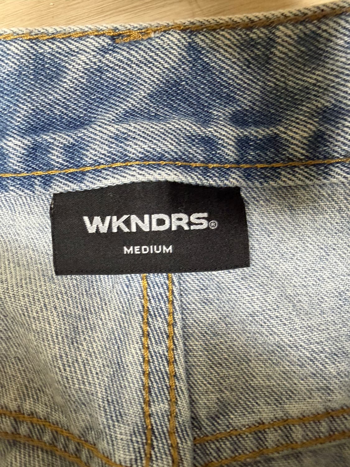 위캔더스 드워프 데님 연청 m 상품이미지4