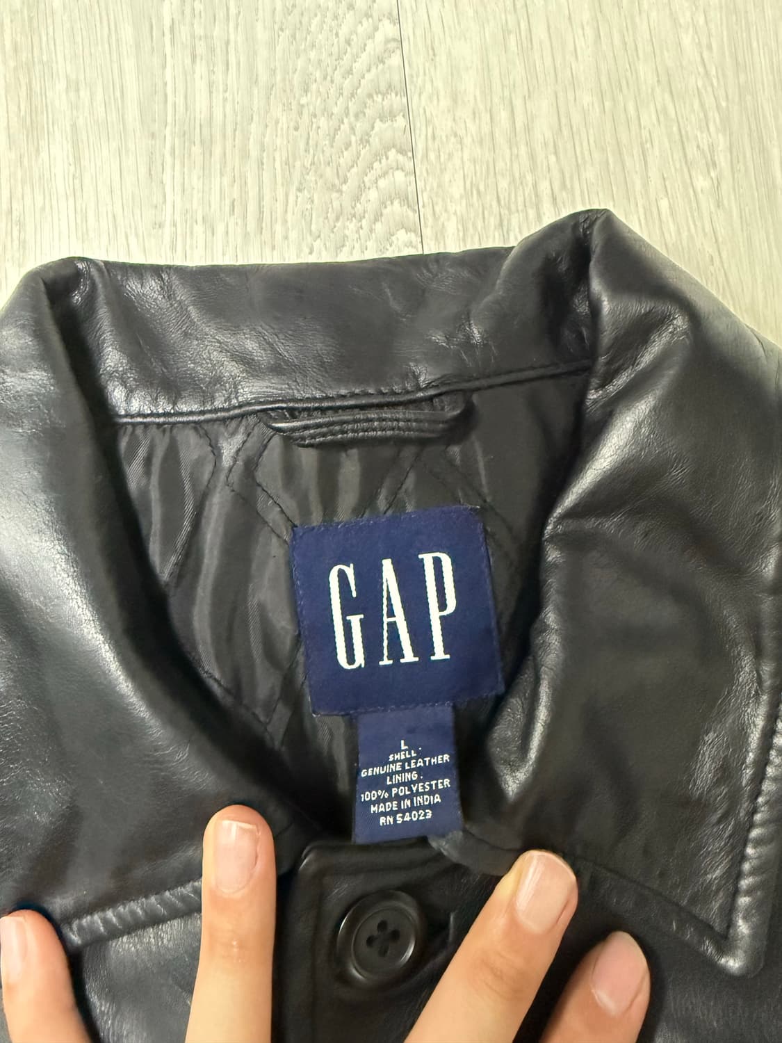 (L)gap 올드갭 레더 카코트 코트 상품이미지2